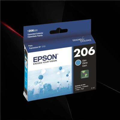 Cartucho Epson 206 Cian