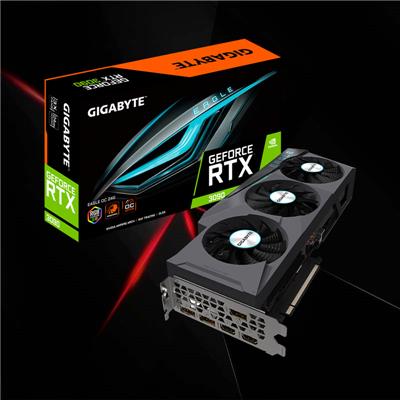 Placa de video Nvidia Gigabyte RTX 3090 Eagle Oc 2