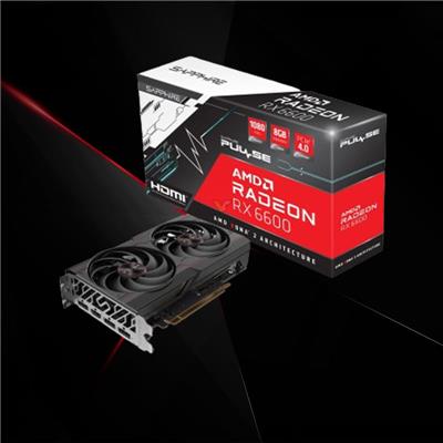 Placa de video AMD Radeon Saphire Pulse RX 6600 8GB GDDR6