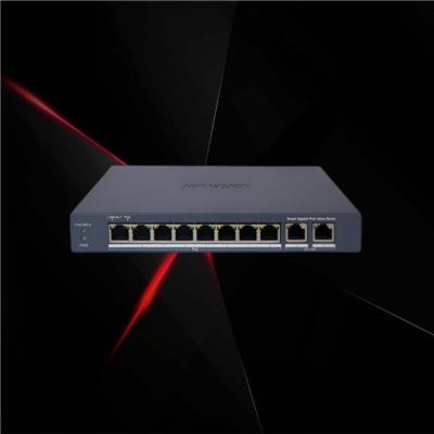 Switch Hikvision 8 puertos Gigabit POE + 2 RJ45