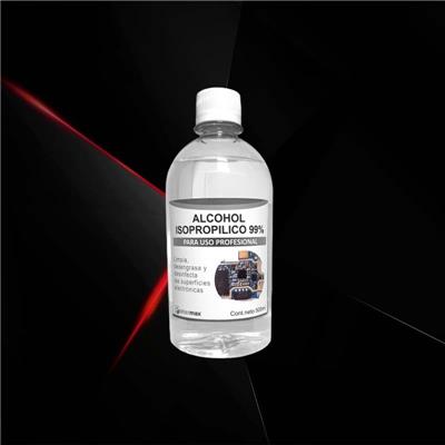 Alcohol Isopropilico 99% Botella 500ML