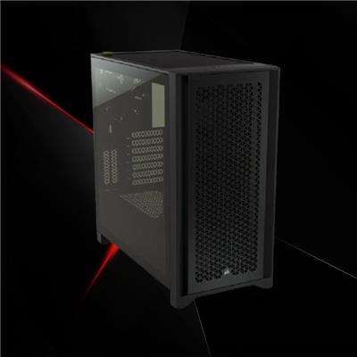 GABINETE CORSAIR AIRFLOW 4000D TG BLACK MID TOWER